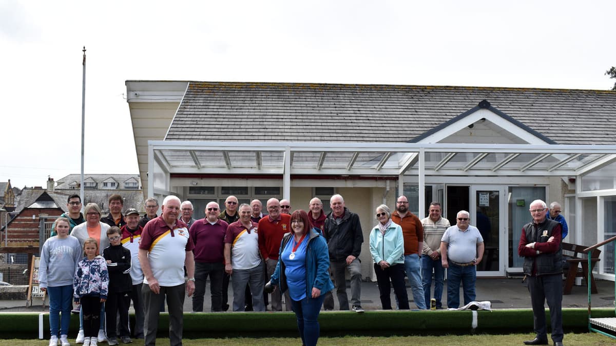 Official opening at Aberystwyth's Queens Road Bowling Club cambrian